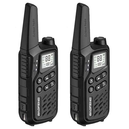 Picture of Walkie-Talkie Baofeng BF-T25E Black, 2 pieces