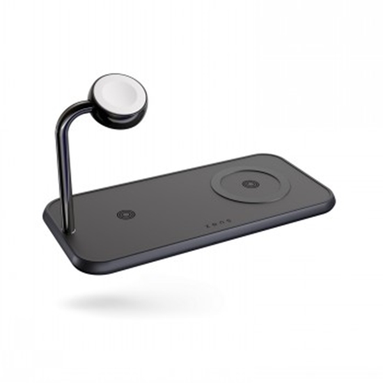 Picture of ZENS DUAL+WATCH ALUMINIUM MAGNETIC WIRELESS CHARGER BLACK