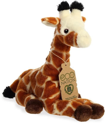Attēls no ECO NATION Plush Giraffe, 24 cm