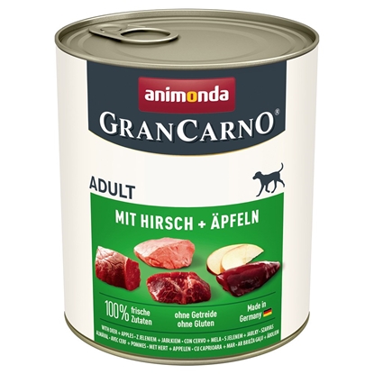 Изображение ANIMONDA GranCarno Adult Deer and apple - wet dog food - 800g