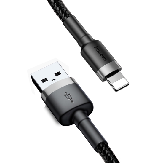 Picture of Baseus Baseus Cafule USB-A / Lightning 1.5A QC 3.0 cable 2 m - black