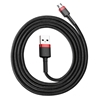 Picture of Baseus Baseus Cafule Cable CAMKLF-B91 USB-A / micro USB 2.4A 1 m - black and red
