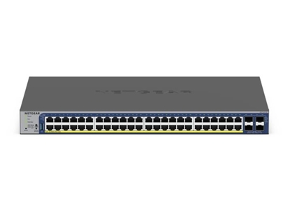 Изображение Netgear GS752TXP Vadīts L2/L3/L4 10G Ethernet (100/1000/10000) Power over Ethernet (PoE) Melns