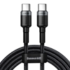 Изображение Baseus Baseus CATKLF-ALG1 USB-C - USB-C PD QC cable 100W 5A 2m - gray