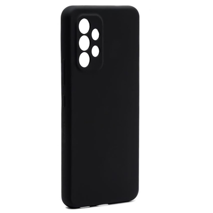 Attēls no Connect Samsung Galaxy A53 Premium Quality Soft Touch Silicone Case Black