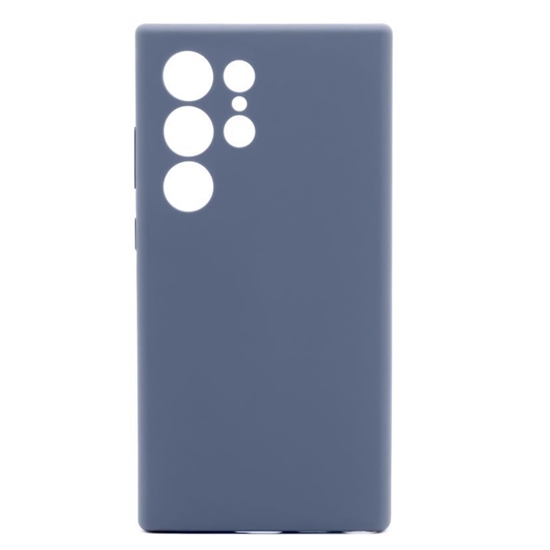 Picture of Connect Samsung Galaxy S24 Ultra Premium Quality Magnetic Soft Touch Silicone Case Midnight Blue