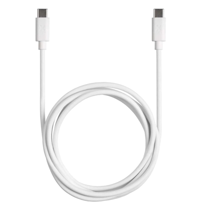 Picture of CP CP 140W Super Fast Power PD Cable 2m USB-C to USB-C Universal / designed for Magsafe chargers White
