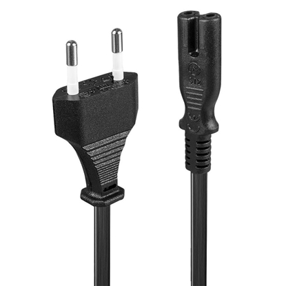 Picture of CP RD-01A Power Cable EU Socket CEE 7/16 to C7 (SN14) Connector 1.5m Long Black