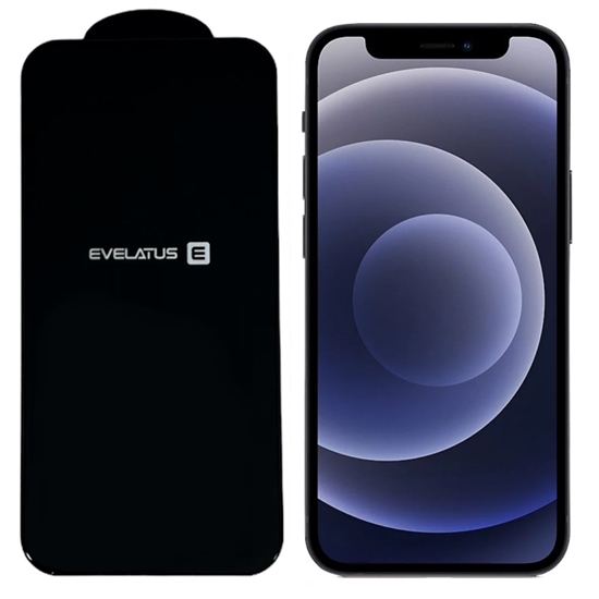 Изображение Evelatus Apple iPhone 12/12 Pro Corning Gorilla Glass Anti-Static 3D Full Cover 10X Stronger