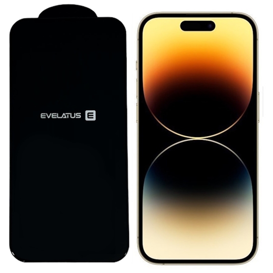Picture of Evelatus Apple iPhone 14 Pro 6.1 Corning Gorilla Glass Anti-Static 3D Full Cover 10X Stronger