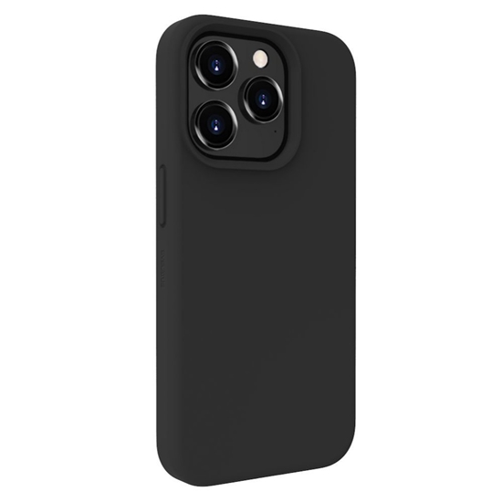Picture of Evelatus Premium Magsafe Mīksta pieskāriena silikona maks - vāciņš Apple iPhone 15 Pro Melns