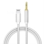 Picture of iLike AX3 Durable Braided Lightning to 3.5mm Stereo Audio Jack AUX Cable 1m Silver