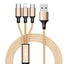 Picture of iLike Charging Cable 3 in 1 CCI02 Gold