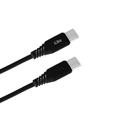 Attēls no iLike iLike Evelatus Charging Cable Type-C to Type-C CTT01 Black