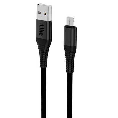 Attēls no iLike - iLike Charging Cable for MicroUSB ICM01 Black