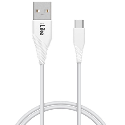 Attēls no iLike - iLike Charging Cable for Type-C ICT01 White
