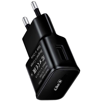 Attēls no iLike iLike Travel Charger ITC01 Black