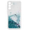 Picture of iLike Samsung Galaxy A55 Silicone Case Water Glitter Blue