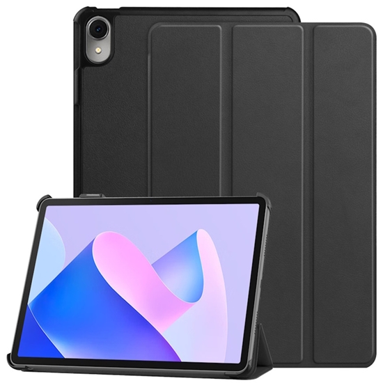 Picture of iLike Galaxy Tab S9 Plus 12.4 X810 / X816B/ X818N Tri-Fold Eco-Leather Stand Case Black