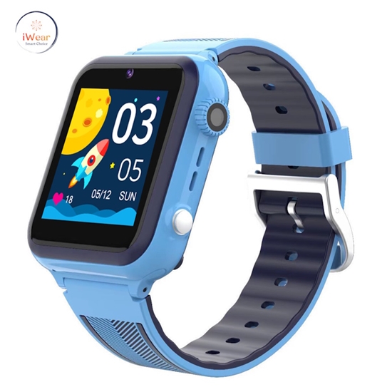 Picture of iWear A13 Pro 4G LTE Sim / LBS WiFi Tracking IP67 Kids Watch & Phone Call with Chat Camera Blue
