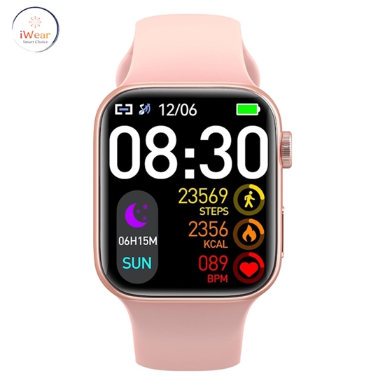 Picture of iWear T900 Pro Max 9 2.02'' Infinite Display Alu-Ceramic Dual BT Call Smart Watch Heartrate monitor Pink