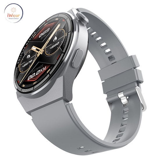 Picture of iWear Amax 3 Max Aluminum Inteligent Sport BT Call Smart Watch 1.52'' IPS Heartrate / Oxygen Silver