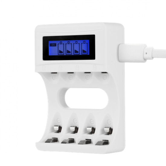 Picture of USB CHARGER FOR AA/AAA BATTERIES DELTACO ULTIMATE NI-MH