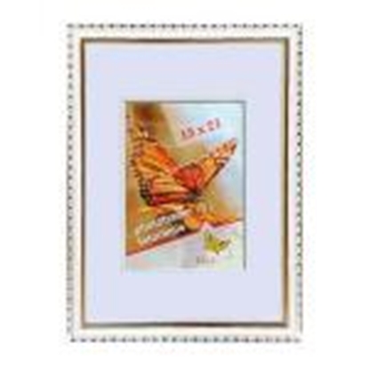 Picture of Fotorāmis 15x21cm Osaka balta/zelta