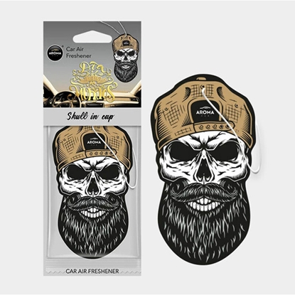 Attēls no Gaisa atsv. Aroma Car Skull in Cap