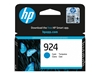 Picture of HP 924 Cyan Original Ink Cartridge