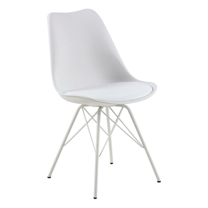 Изображение Krēsls ERIS 48.5x54xH85.5cm balts