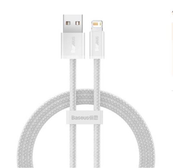 Изображение Baseus Dynamic cable USB to Lightning  2.4A  1m (White)