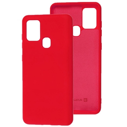 Attēls no Evelatus Samsung Galaxy A21s Nano Silicone Case Soft Touch TPU Red