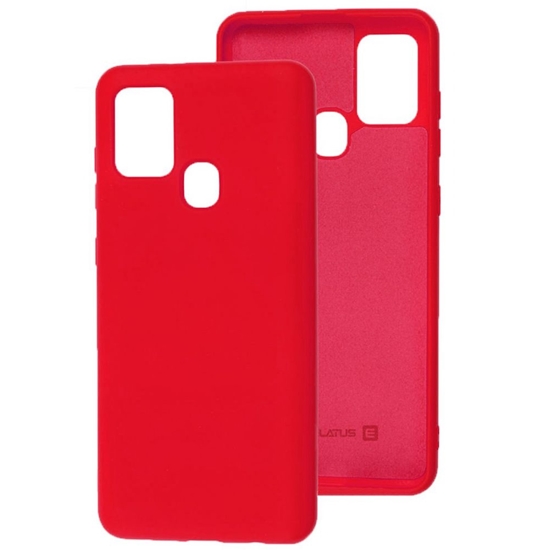 Picture of Evelatus Samsung Galaxy A21s Nano Silicone Case Soft Touch TPU Red