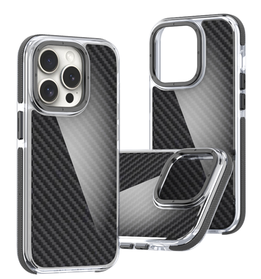 Picture of Mocco Acrylic Carbon Case for Apple iPhone 15 Pro Max