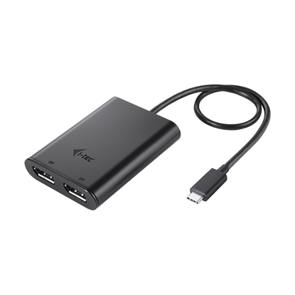 Attēls no i-tec USB-C Dual 4K/60Hz (single 8K/30Hz) DP Video Adapter