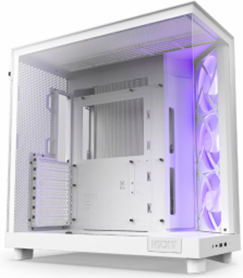Picture of Datora korpuss NZXT H6 Flow RGB Matte White
