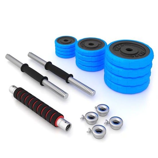 Изображение Hanteļu un stieņa komplekts SGG30BAR 30KG HMS