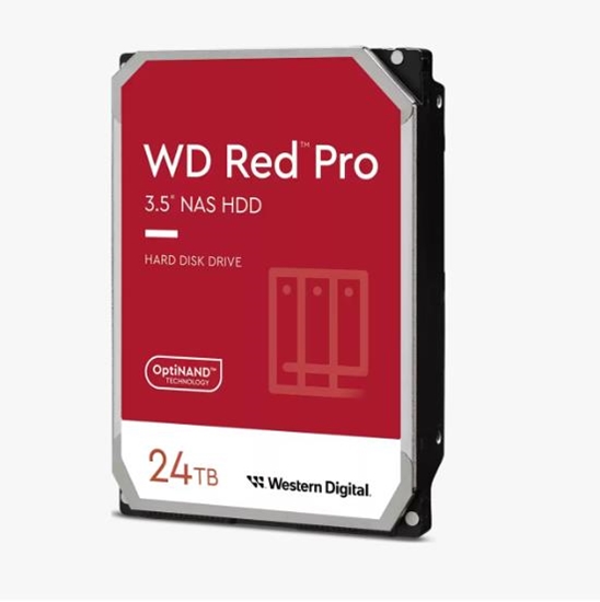 Picture of HDD|WESTERN DIGITAL|Red Pro|24TB|512 MB|7200 rpm|3,5"|WD240KFGX