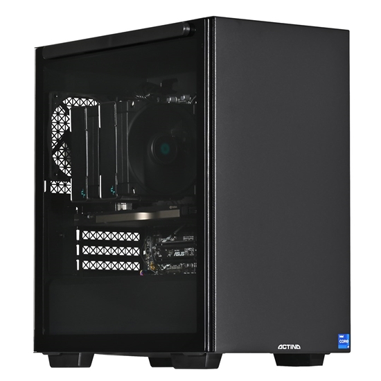 Изображение Actina 5901443387466 workstation Intel® Core™ i7 i7-14700 32 GB DDR4-SDRAM 1 TB SSD NVIDIA RTX A4000 Windows 11 Pro Midi Tower Black