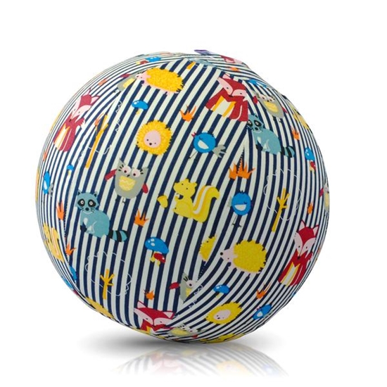 Picture of Bubabloon lateksa balons ar auduma pārvalku, Animal Stripes Blue
