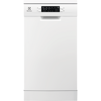 Attēls no Electrolux šaura trauku mazgājamā mašīna, balta