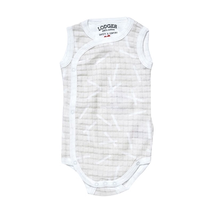 Attēls no Lodger Romper Sprinkle kokvilnas bodijs bez piedurknēm, Ivory, 62 cm