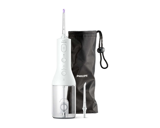 Изображение Sonicare Cordless Power Flosser 3000 mutes dobuma irrigators, balts