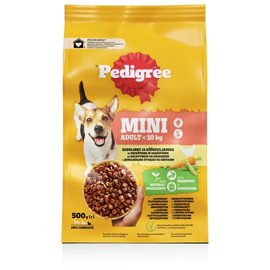 Picture of Barība suņiem Pedigree ar mājputniem un dārzeņiem 500g