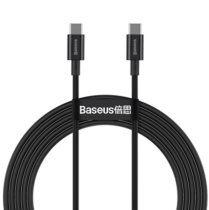 Attēls no Baseus Superior USB cable USB 2.0 1 m USB C Black