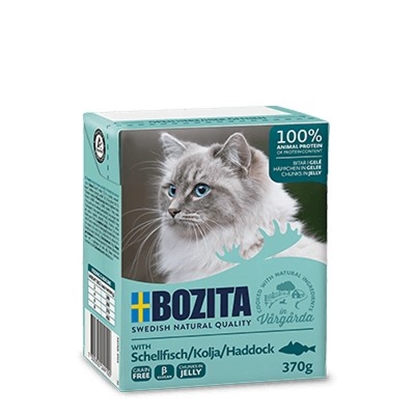 Picture of BOZITA Haddock in Jelly – Wet Cat Food – 370 g