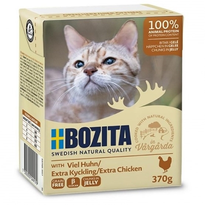 Picture of BOZITA Chicken in Jelly - Wet Cat Food - 370 g
