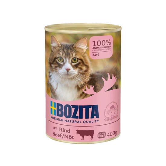 Picture of BOZITA Beef Pate - wet cat food - 400g