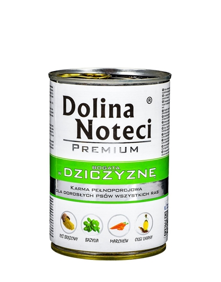 Picture of DOLINA NOTECI Premium Rich in game - wet dog food - 400 g